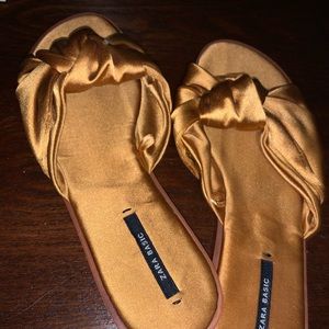Zara Gold Sandals